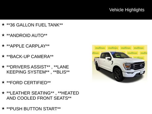 Certified 2023 Ford F150 Lariat AWD/4WD image 12