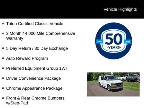 Used 2025 GMC Savana 2500 w/ Driver Convenience Package RWD image 6