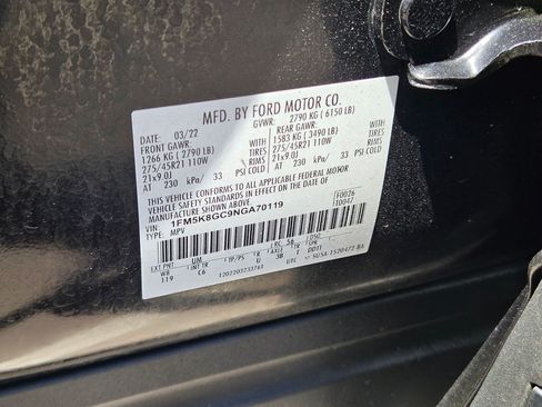Used 2022 Ford Explorer ST w/ Equipment Group 401A AWD/4WD image 31