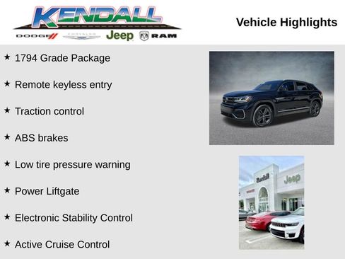 Used 2020 Volkswagen Atlas Cross Sport SE w/ Towing Package FWD image 2