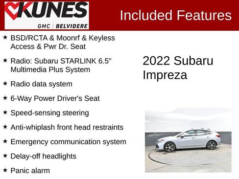 Used 2022 Subaru Impreza Premium image 2