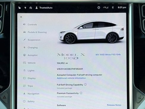 Used 2017 Tesla Model X 100D AWD/4WD image 20