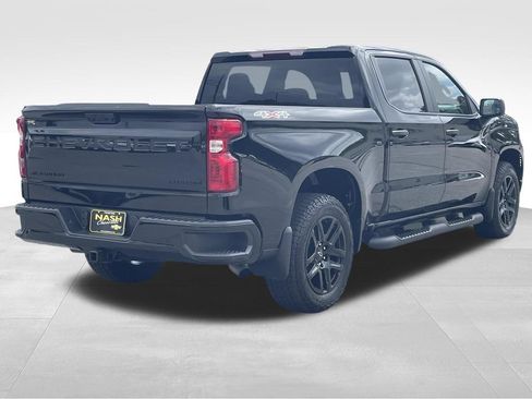 Used 2023 Chevrolet Silverado 1500 Custom w/ 2.7L Blackout Package AWD/4WD image 3