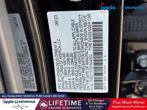 Used 2023 Honda Accord EX image 30