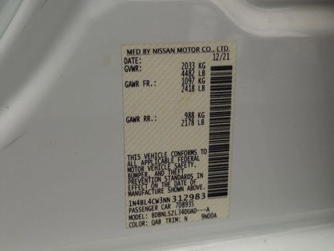 Used 2022 Nissan Altima 2.5 SR w/ Midnight Edition Package image 38