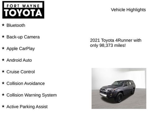 Used 2021 Toyota 4Runner TRD Off-Road Premium w/ Moonroof Package AWD/4WD image 7