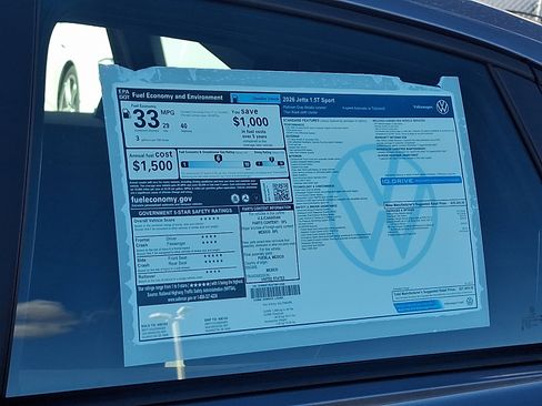 New 2026 Volkswagen Jetta S FWD image 19