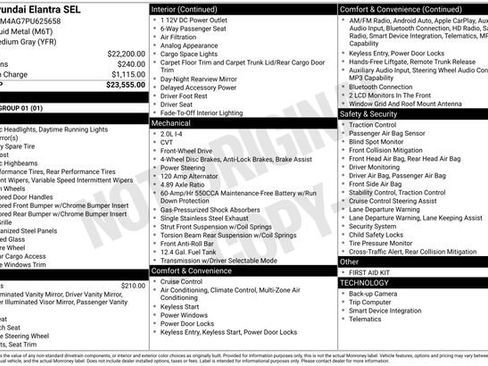 Used 2023 Hyundai Elantra SEL image 4