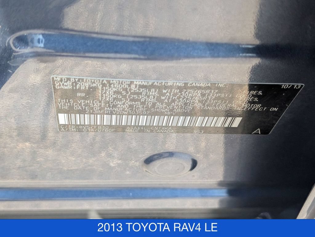 Used 2013 Toyota RAV4 LE AWD/4WD image 28