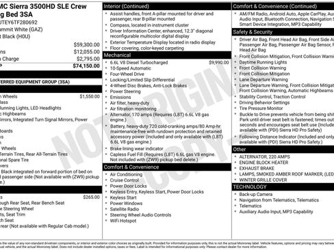 New 2026 GMC Sierra 3500 SLE AWD/4WD image 7
