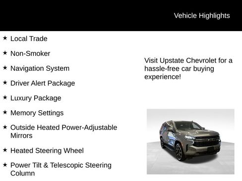 Used 2022 Chevrolet Tahoe RST w/ Luxury Package image 9