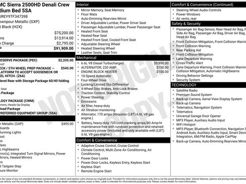 New 2026 GMC Sierra 2500 Denali w/ Denali Reserve Package AWD/4WD image 3
