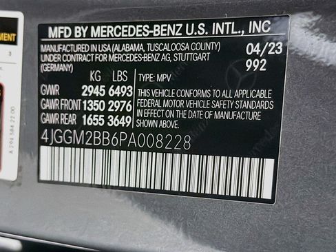Certified 2023 Mercedes-Benz EQE 350+ SUV w/ AMG Line Exterior Package image 25