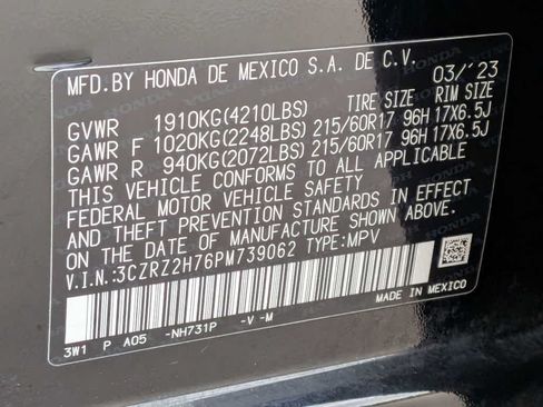 Certified 2023 Honda HR-V EX-L image 46