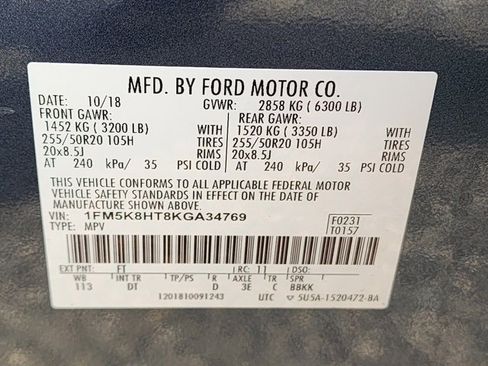 Used 2019 Ford Explorer Platinum image 34