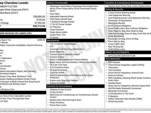New 2026 Jeep Cherokee Laredo AWD/4WD image 27