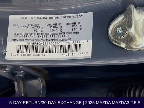Used 2025 MAZDA MAZDA3 s image 36