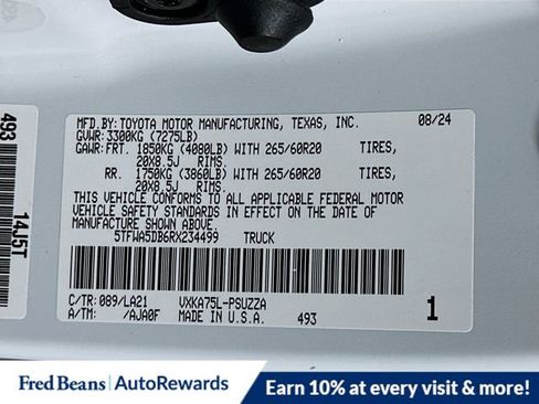 New 2024 Toyota Tundra Platinum image 20