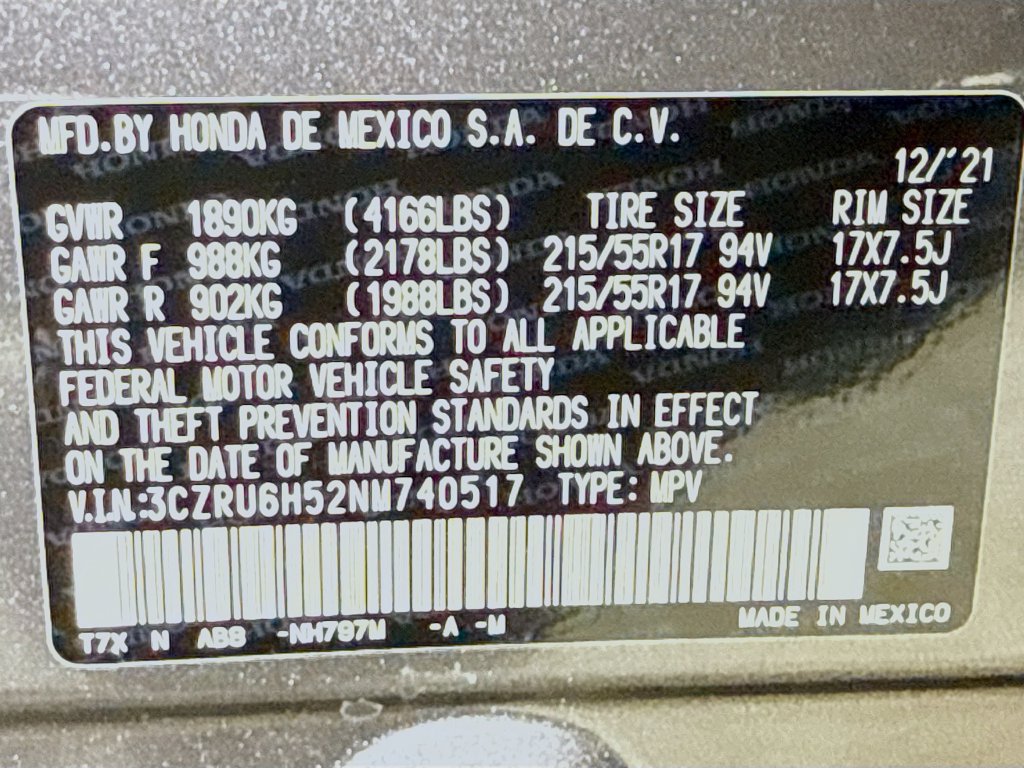Used 2022 Honda HR-V EX image 36