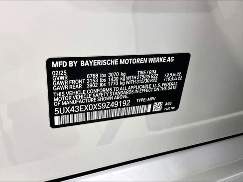 Used 2025 BMW X6 M60i image 35