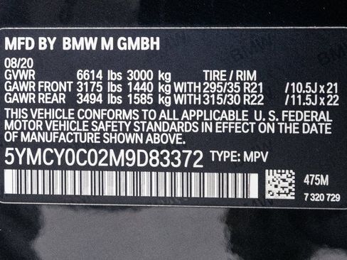 Used 2021 BMW X6 M w/ Competition Package image 33