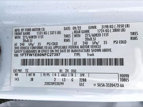 Used 2022 Ford F150 XL w/ STX Appearance Package image 29