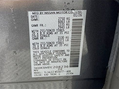 New 2026 Nissan Pathfinder Platinum image 21