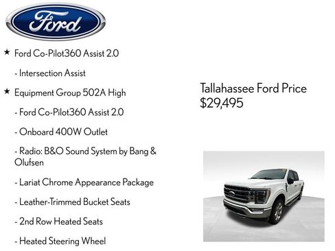 Used 2021 Ford F150 Lariat w/ Equipment Group 502A High image 9