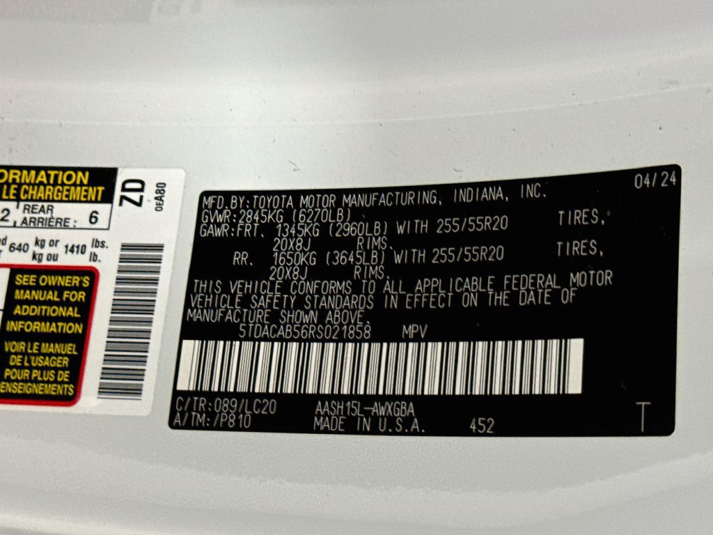 Certified 2024 Toyota Grand Highlander AWD Hybrid image 38