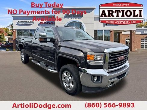 Used 2016 GMC Sierra 2500 SLT w/ Snow Plow Prep Package AWD/4WD image 1