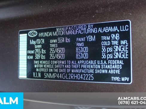 Used 2024 Hyundai Santa Fe Limited FWD image 41