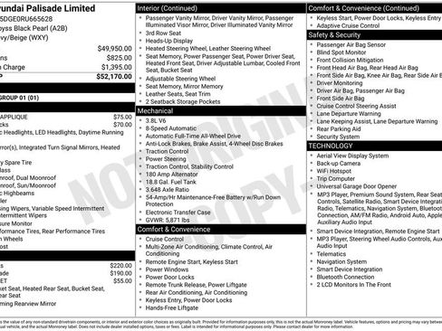 Used 2024 Hyundai Palisade Limited AWD/4WD image 1
