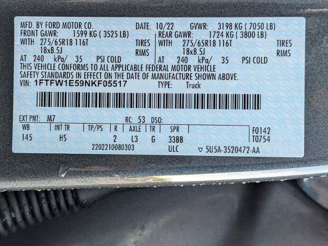 Certified 2022 Ford F150 Lariat AWD/4WD image 30