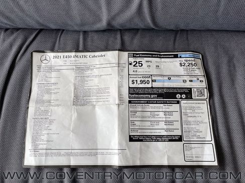 Used 2021 Mercedes-Benz E 450 4MATIC Cabriolet image 15