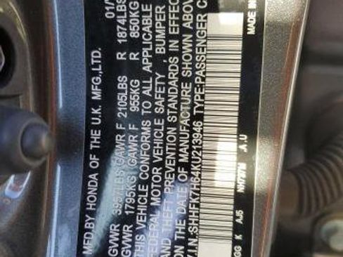 Used 2019 Honda Civic EX image 26