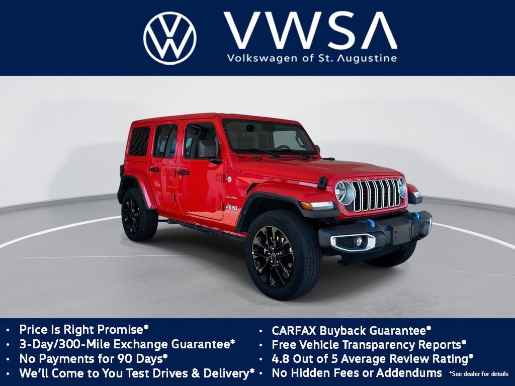 Used 2024 Jeep Wrangler Unlimited Sahara AWD/4WD image 1