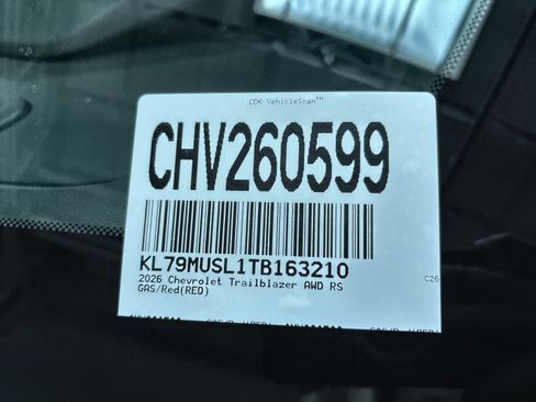 New 2026 Chevrolet TrailBlazer RS w/ Convenience Package AWD/4WD image 36