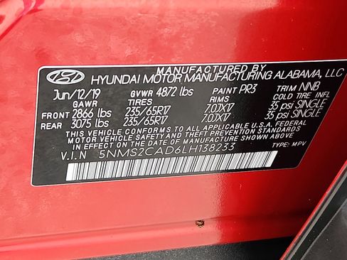 Used 2020 Hyundai Santa Fe SE w/ Cargo Package AWD/4WD image 26