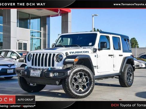 Used 2023 Jeep Wrangler Unlimited Rubicon 4xe w/ Cold Weather Group image 1