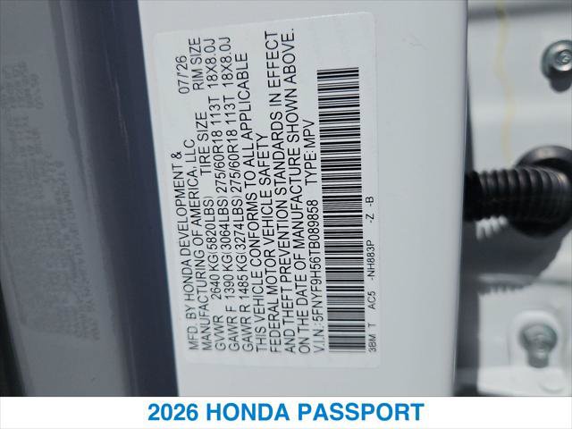 New 2026 Honda Passport TrailSport image 27
