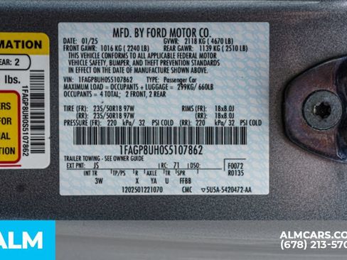 Used 2025 Ford Mustang Premium RWD image 53