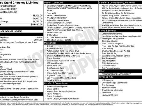 Used 2023 Jeep Grand Cherokee L Limited AWD/4WD image 4
