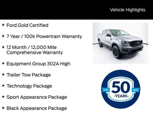 Certified 2023 Ford Ranger XLT w/ Equipment Group 302A High image 6