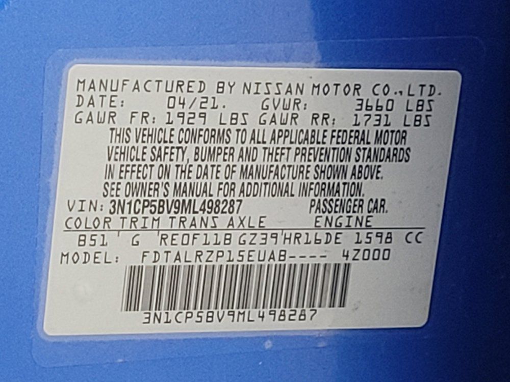 Used 2021 Nissan Kicks S FWD image 33