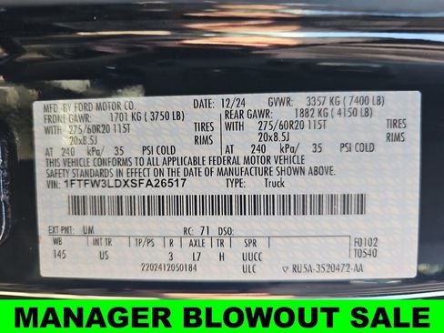 New 2025 Ford F150 XLT w/ Equipment Group 303A High AWD/4WD image 43