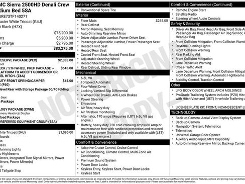 New 2026 GMC Sierra 2500 Denali w/ Denali Reserve Package AWD/4WD image 16