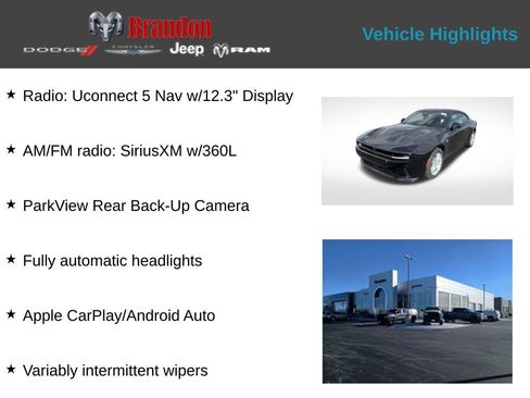 New 2025 Dodge Charger Daytona R/T AWD/4WD image 2