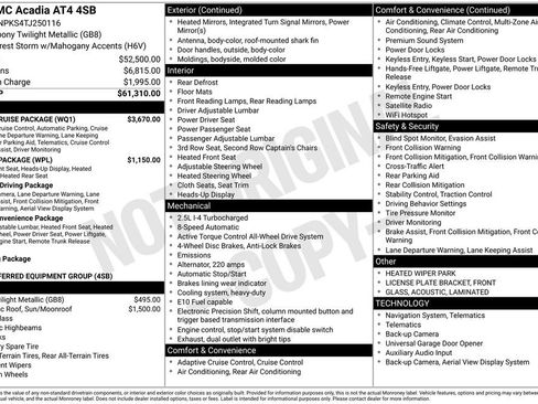 New 2026 GMC Acadia AT4 w/ Super Cruise Package AWD/4WD image 12