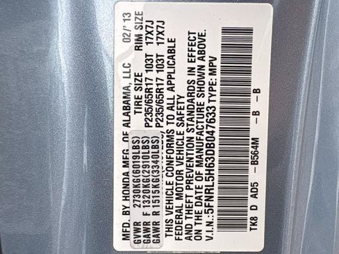 Used 2013 Honda Odyssey EX-L image 11