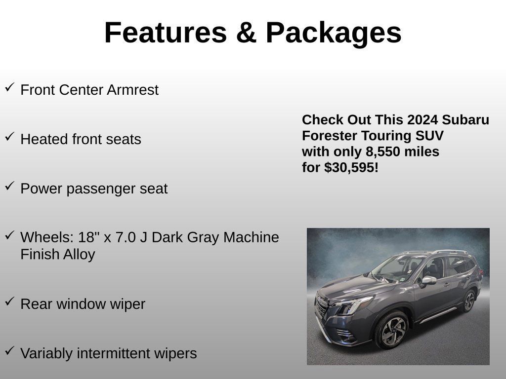 Used 2024 Subaru Forester Touring w/ POP Package 3 AWD/4WD image 21